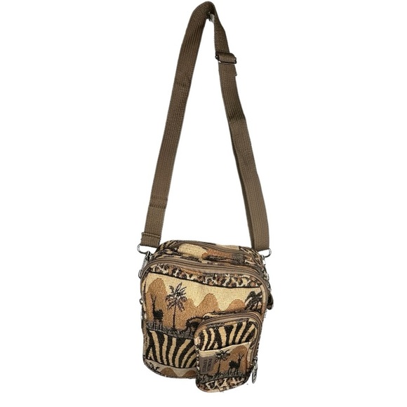 Vintage‎ Safari Print Bag - Picture 2 of 6